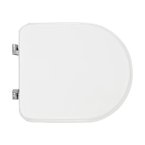 SEDILE WC PER KERASAN VASO FLO 48 FORMA 6- Bianco - Cerniere C espansion- CW- pezzi 1