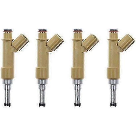 2026 NOUVEAU Lot de 4 injecteurs de carburant compatibles avec Toyota Prius Plus 1.8L 2ZR-FXE Numéro de modèle 23250-37010