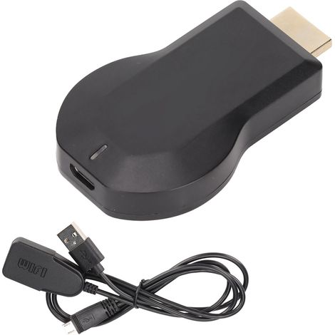 Adaptateur d'Affichage Sans Fil 1080P pour Téléphone, Tablette, TV et Projecteur - Miracast WiFi