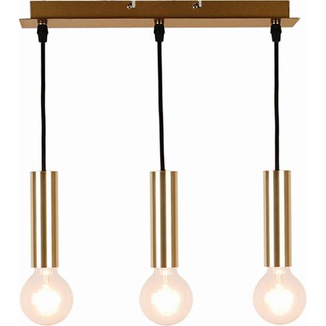 Lampada a sospensione Candellux Dallas 3xE27 oro dimmerabile (1/2)