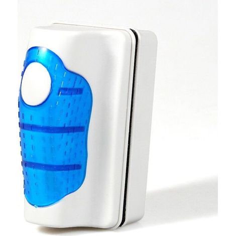 Grattoir magnétique flottant pour vitre d'aquarium, brosse anti-algues (L) (1/4)