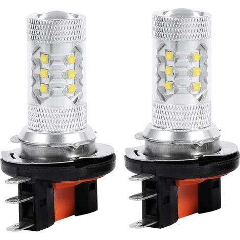 Ampoules LED H15 1000 lm blanc universel - 2 pièces haute luminosité pour feu de position et clignotant (1/5)