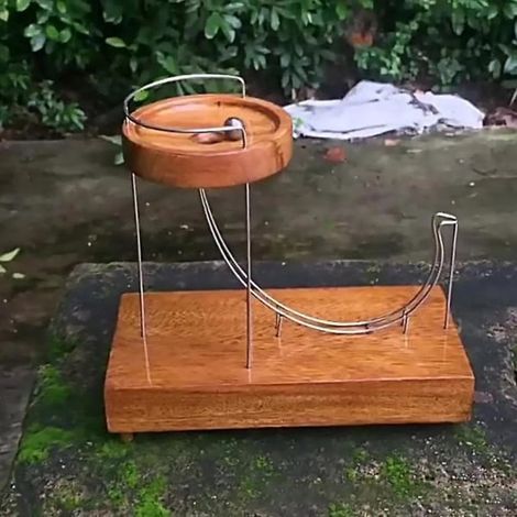 Art cinétique boule en mouvement perpétuel, machine à billes décorative sans fin, sculpture de bureau en métal, jouet de relaxation anti-stress, décoration maison moderne, cadeau original. (1/3)