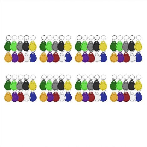 Porte-clés/étiquette à puce inscriptible 50 UID, 13,56 MHz, secteur 0 (1/5)