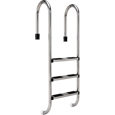 Escalera muro estrecho 3 peldaños acero inoxidable AISI 316 QP 500092FA (1/2)