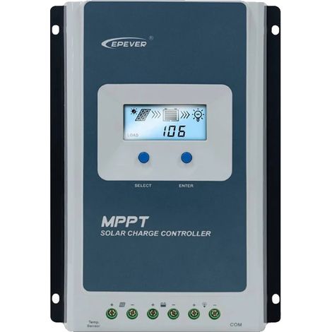 Controlador de carga solar, tecnología MPPT, alta eficiencia, solo 4210AN G3, 40A, 12V 24V (1/2)