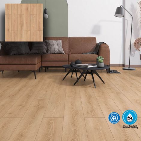 Pavimento in laminato 8mm AC4 Click bisell. Spazz. a registro RIALTO 193x1205 HYDRO 24H (prezzo al m²)