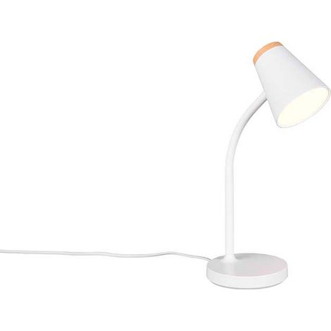 REALITY LED-Tischleuchte PONGO, R55831101, 4,5W, 500lm, 3000K, weiß (1/5)
