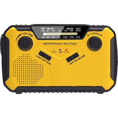 Radio d'urgence 3000 mAh - météo AM/Survie en Plein air pour la (1/5)