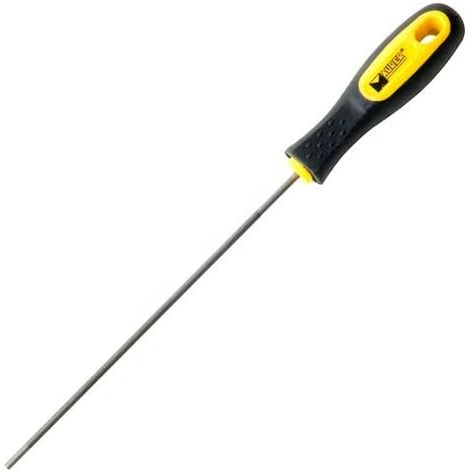 MAURER - LIMA TONDA PER CATENA MOTOSEGHEØ5,5x200MM - CON MANICO ERGONOMICO BIMATERIALE