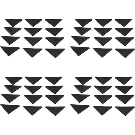 yiyao Lot de 48 protections d'angle triangulaires pour table en verre (1/5)