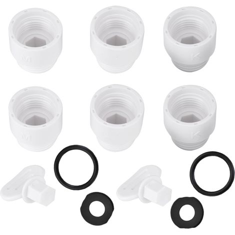 Adaptateur de Douche Japonais ABS KMG, Raccord Flexible G1/2 pour Salle de Bain (1/5)