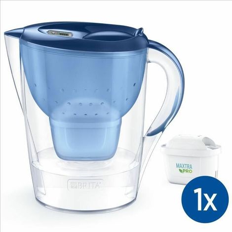 Carafe filtrante Brita Marella XL avec 1 cartouche Maxtra Pro 1051122 Bleu (1/4)