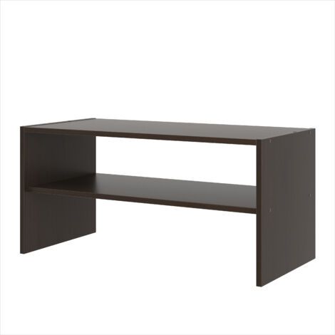 [JAMAIS UTILISÉ] Déstockage - Étagère Multifonctionnelle Galano Nice - L 61.3 x l 29.5 x  H 29.5cm, Pour chambre et salon - Couleur Marron