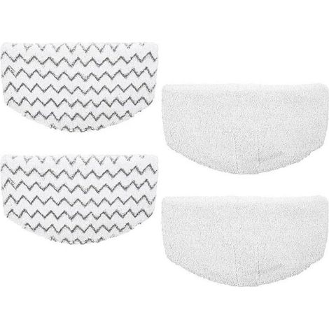 Lot de 4 lingettes de rechange pour balai vapeur Bissell Powerfresh séries 1940, 1440, 1544, 1806 et 2075, modèle 19402