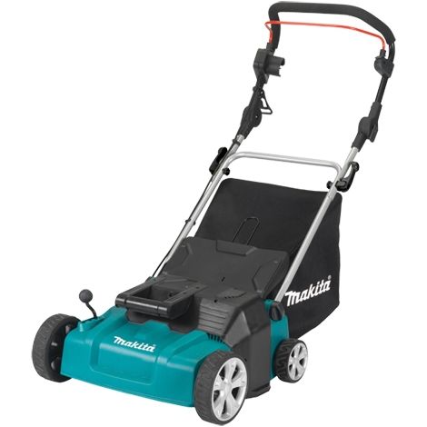 Makita – Scarificateur électrique 1800 W – Largeur de coupe 36 cm – Réglage central 4 niveaux – Panier collecteur 40 l – UV3600