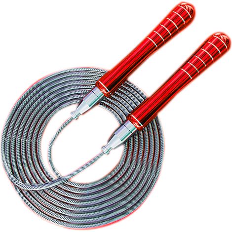Corde à Sauter - Roulements à Billes en Acier Inoxydable 360° - Pour Entraînement Boxe MMA Fitness - Réglable Sans Outil - 1 Unité (1/5)
