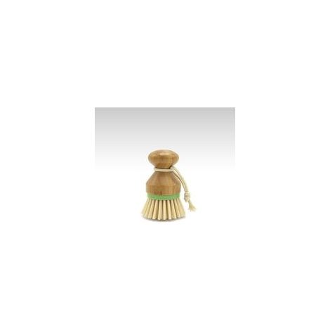 cepillo de palma de bambú (verde), cepillo para fregar platos, ollas y fregaderos de cocina.