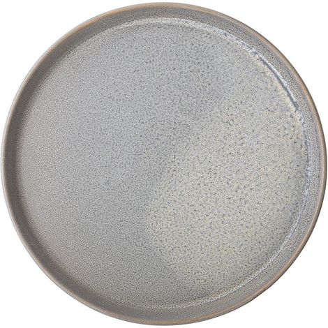 Bloomingville Kendra Assiette en grès gris 20 cm