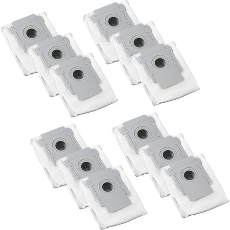 Pack De 12 Sacs Anti-Poussière De Remplacement Pour Robots Aspirateurs Irobot Roomba I3+ I4+ I6+ I7 I7+ S9 S9+ Et Base Clean