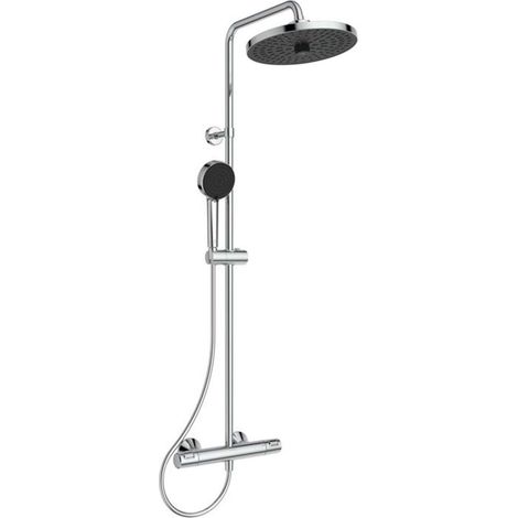 Ideal Standard CeraTherm - Set de douche avec thermostat, diamètre 26 cm, 2 jets, chrome A7210AA (1/5)