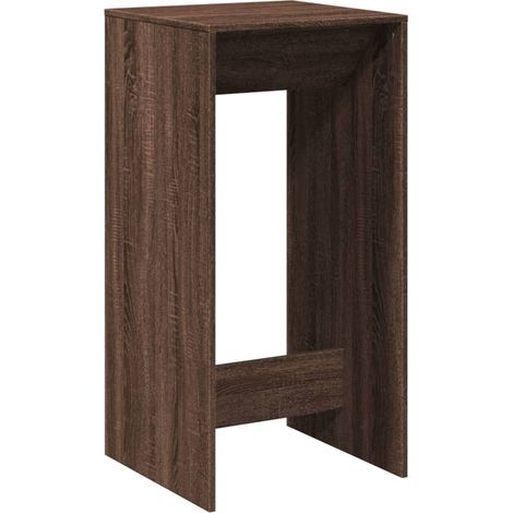 Maison Exclusive - Tavolo da Bar Rovere Marrone 51x50x103,5 cm in Truciolato