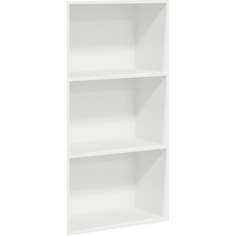 Maison Exclusive - Bücherregal Weiß 60x30x114 cm Holzwerkstoff