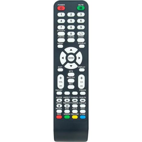 Ersatzfernbedienung für SELECLINE TV 19S18 24S17 24S19DC 32S17 32S17T2 39S17LE 39S1810 40S18 49S17U LE-2219D LE-32D11T2 LE-39-18 LE-49-18 LED-2019D LED-2219D LED-2419D (1/5)