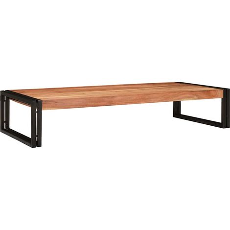 Badregal mit Regal Braun 120 x 50 x 23 cm Massivholz Akazie