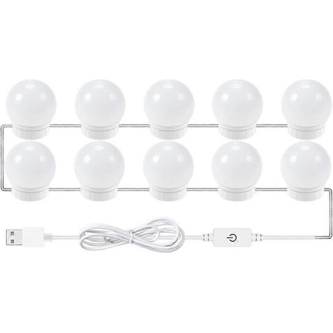6/10/14 Ampoules DIY Miroir de maquillage Lumières LED pour coiffeuse (1/5)