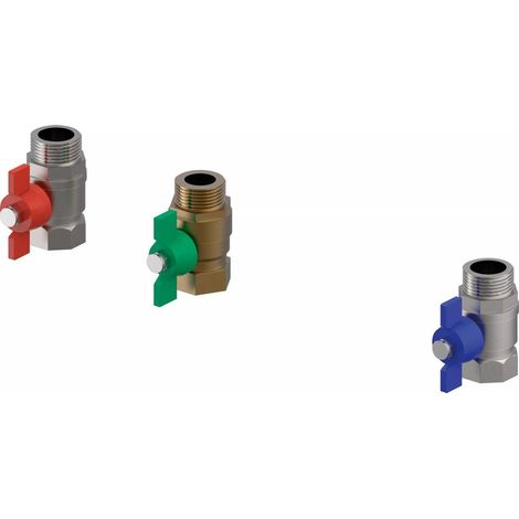 Uponor Combi Port Gen Válvulas de bola x3,DN20,MT/FT, 1099716