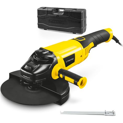 Trotec – Meuleuse d'angle 230mm 2000W – Vitesse 6500tr/min – Tête en fonte d'aluminium – Réglage rapide du capot de protection (1/5)