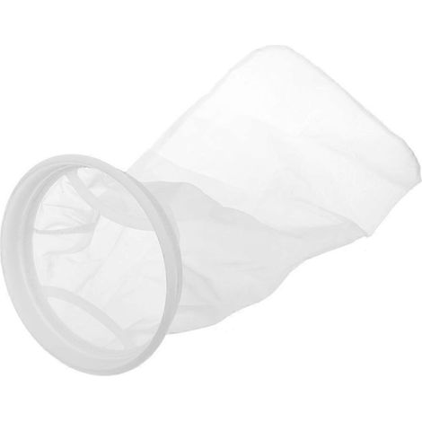 Sac filtrant annulaire de 7 pouces, en nylon à mailles fines, pour aquarium, longueur 17 pouces. (1/5)