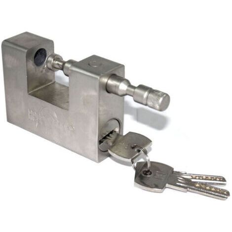 Cadenas blindé anti-effraction en acier trempé 94 mm - (1/2)