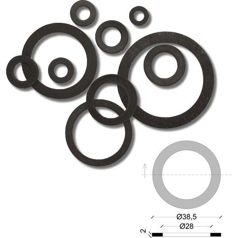 Guarnizione gommatela per raccordi da 1"1/4 101200GT11/4
