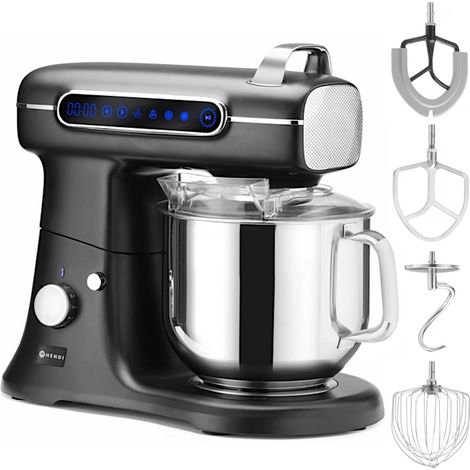 Batteur planétaire Blackbolt 7 l 1500 W noir - Hendi 221570 (1/5)