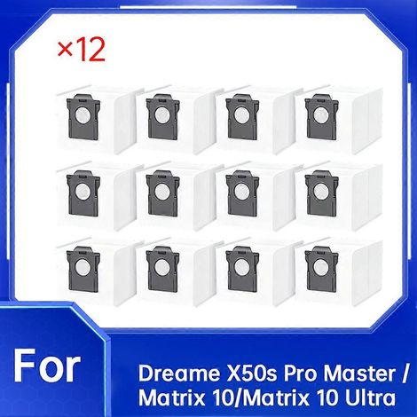 12 sacs à poussière pour aspirateurs X50s Pro Master / Matrix 10 / Matrix 10 Ultra (accessoires) (1/4)
