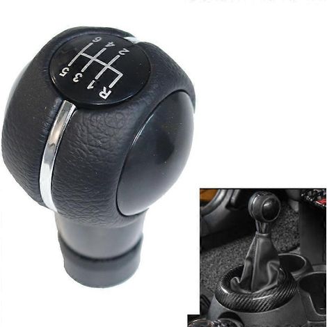 Pommeau de levier de vitesse en cuir pour Mini Cooper F54 F55 F56 F57 F60 (1/5)