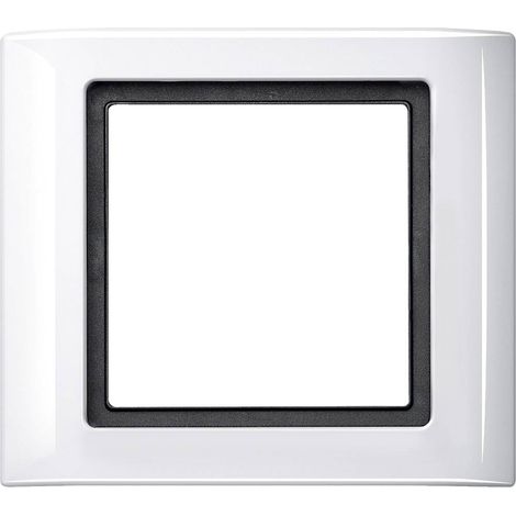 Plaque de finition Merten aquadesign 400119 IP44 blanche (1/2)