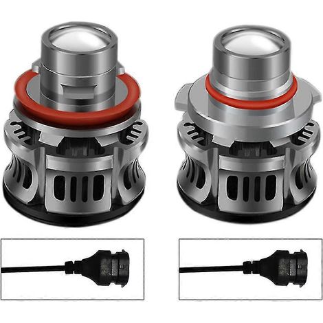 Phare LED H11 pour voiture, projecteur de phare LED pour voiture, feu antibrouillard jaune (1/5)