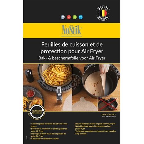 Accesorio freidora Nostik Hojas de cocción y protección redondas para Air Fryer (1/5)