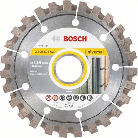 Bosch Disque à tronçonner diamant Best for Universal, 115 x 22,23 x 2,2 x 12 mm -2608603629 (1/4)