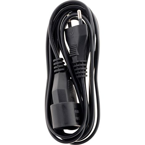 Zenitech – Rallonge électrique 3m 6A – Câble HO3VVH2F 2x0,75mm² – Puissance 1380W – Protection enfants intégrée (1/5)