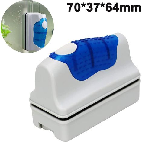 Grattoir Magnetique Flottant - Pour Aquarium Verre Acrylique - Nettoyage Vitres Interieures Sans Vidange - 1 Piece (1/5)