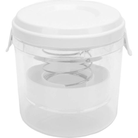 Großes, transparentes Gärglas aus lebensmittelechtem Steingut für Kimchi und Sauvignon (1/4)
