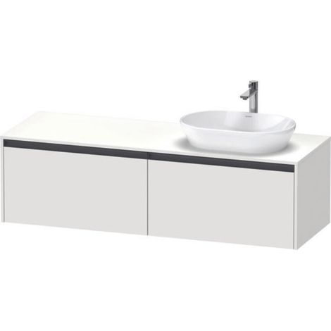 Duravit Ketho.2 bâti-support de lavabo en console, découpe de la (1/2)