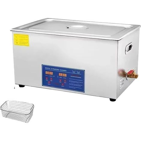 Nettoyeur Ultrasonique, Puissance de Nettoyage Profond, Utilisation Facile, 22L-480W, 220V-240V prise EU (1/2)