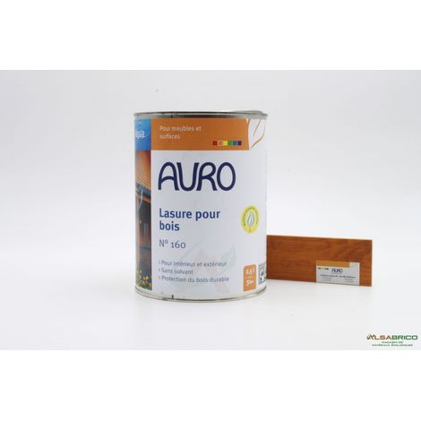 Lasure pour bois n°160 AURO, Brun Clair -