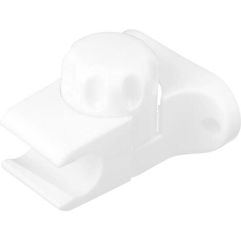 Support mural réglable pour pommeau de douche, en ABS blanc, pour salle de bain (1/5)