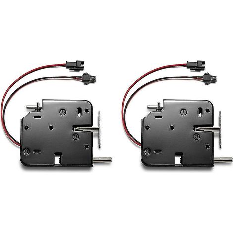 2 serrures électromagnétiques à commande électronique intelligente 12 V 2 A, pour casier et armoire, contrôle d'accès S-gt